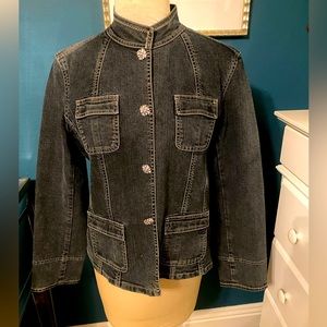 NWO TAGS WOMANS TAHARI DENIM JACKET